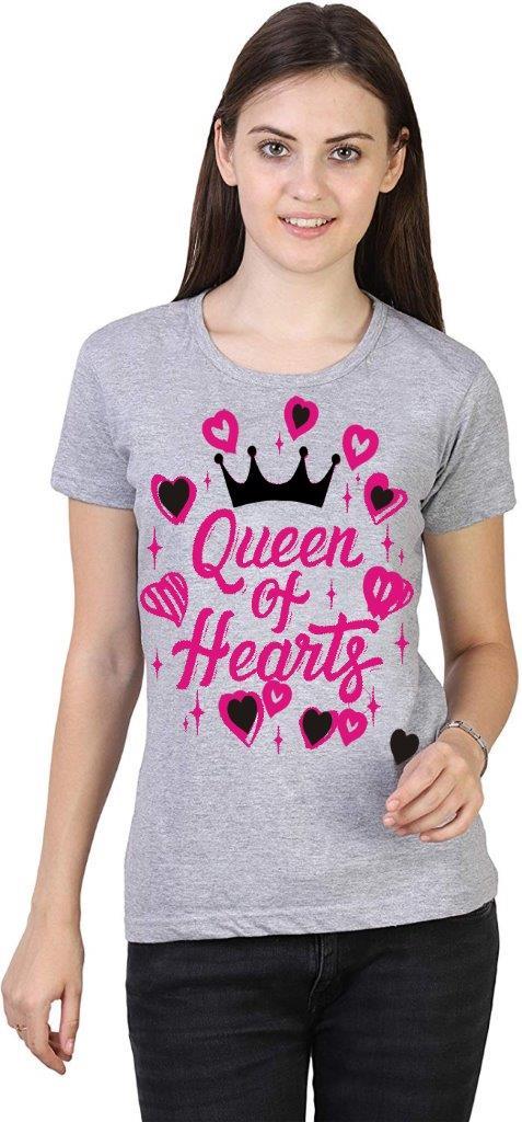 * Women's Cotton Printed T-Shirt